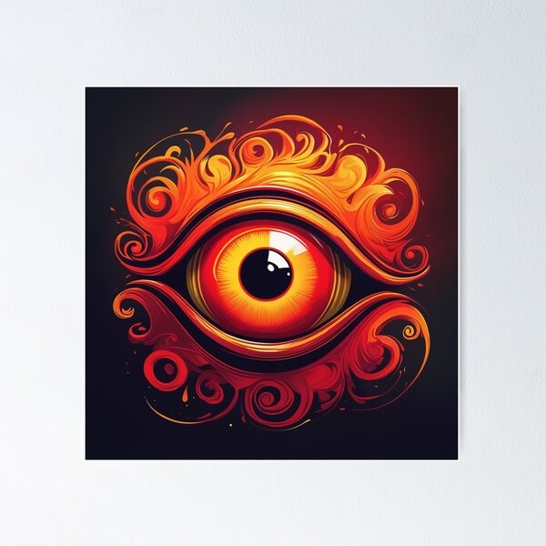 Item preview, EVIL EYE RED protection, strength, and courage designed and sold by syamkumar s.