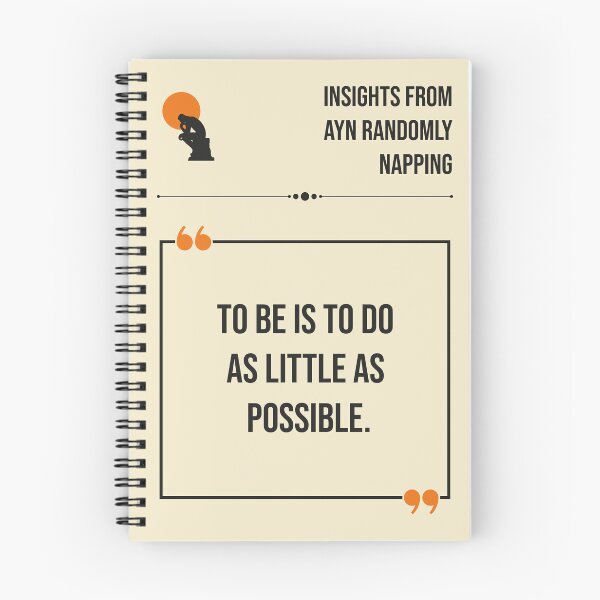 Item preview, Napping Ayn Funny Quote Nap Humor Ayn Rand Parody designed and sold by Stadify.