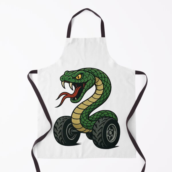 Item preview, Snake on Wheels – Absurdly Funny Reptile Design designed and sold by Cuddly-Cottons.
