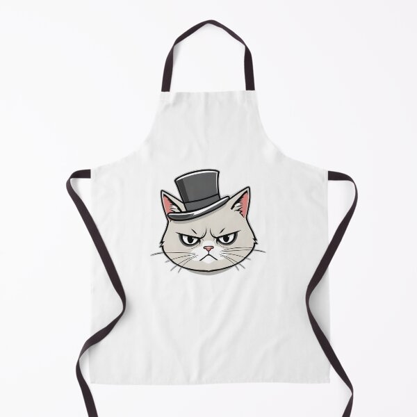 Item preview, Grumpy Cat Wearing a Tiny Top Hat designed and sold by allogy.