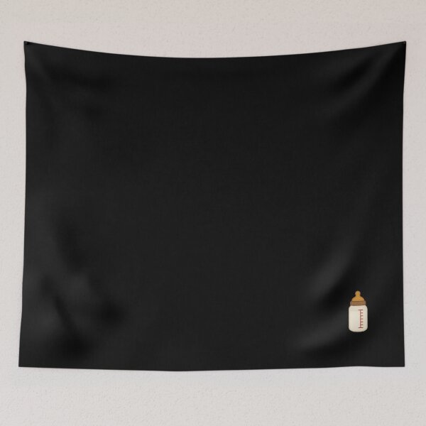 Item preview, Embroidered Baby Bottle – Soft Nursery Patch designed and sold by JPN-NOGRAY-SHOP.