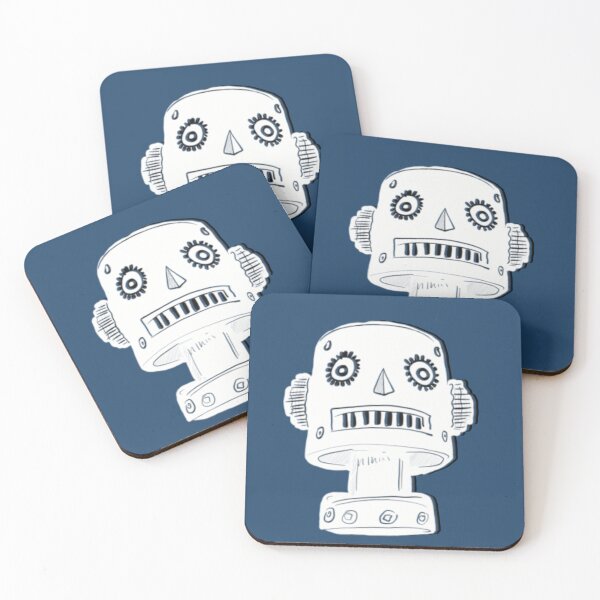 Item preview, Toy Robot Monolith Head in White designed and sold by ashleywilks.