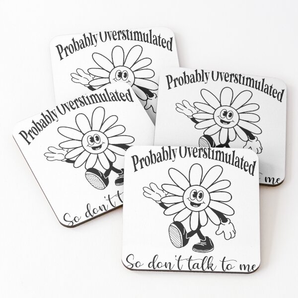 Item preview, Probably Overstimulated designed and sold by The Pink Daisy Studio.
