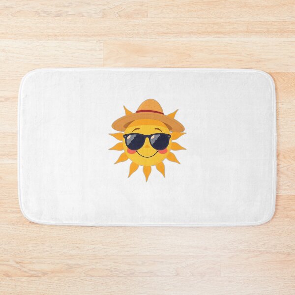 Item preview, Smiling Sun with Sunglasses and a Straw Hat designed and sold by allogy.