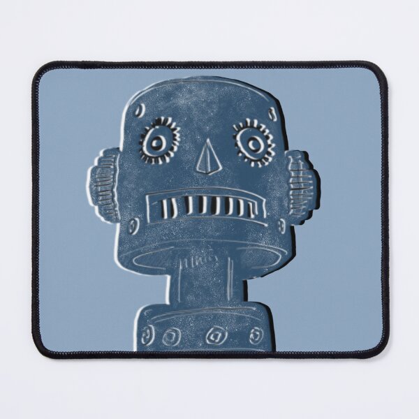 Item preview, Toy Robot Monolith Head in Blue designed and sold by ashleywilks.