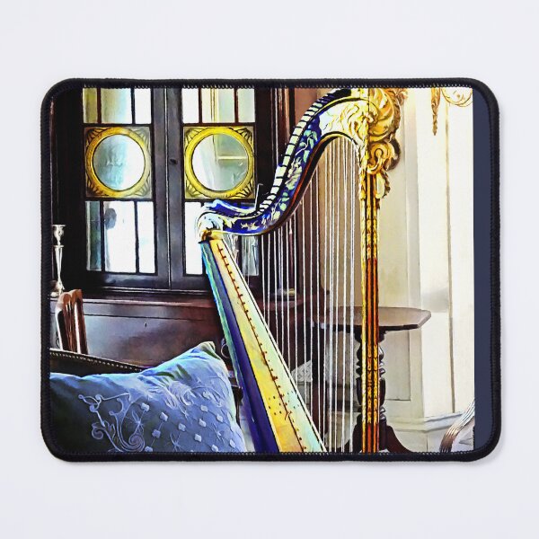 Item preview, Harp In Music Room designed and sold by Susan Savad.
