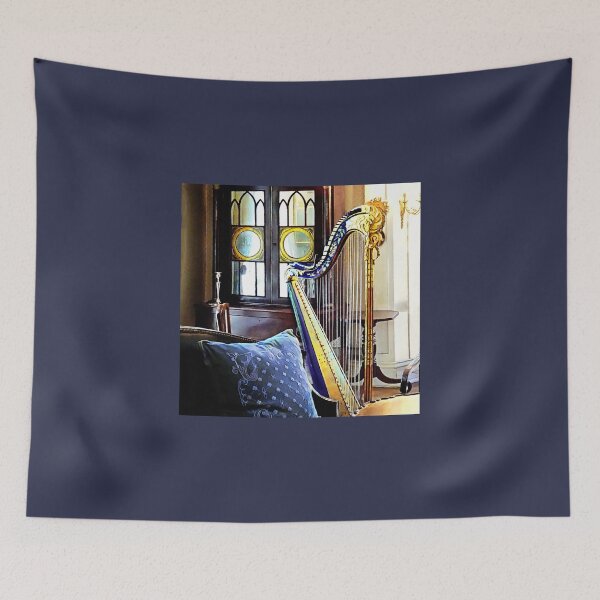 Item preview, Harp In Music Room designed and sold by Susan Savad.