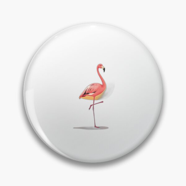 Item preview, Elegant Flamingo Standing on One Leg in Sunset designed and sold by allogy.
