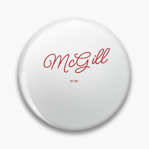 Item preview, McGill Est 1821 red cursive  designed and sold by jessicaleah15.