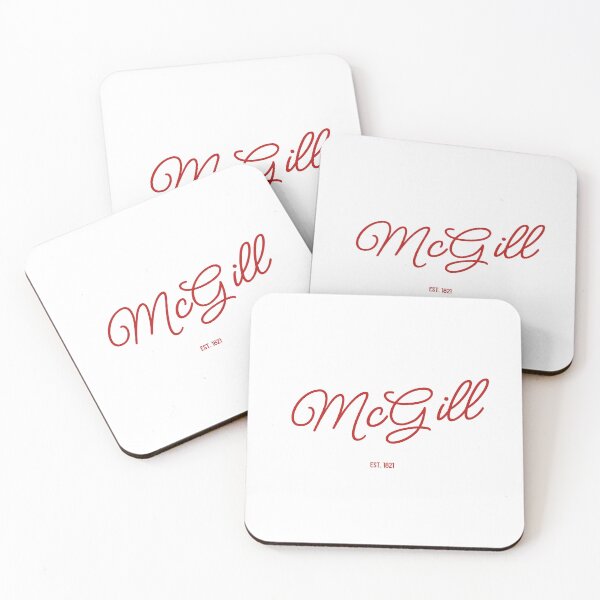 Item preview, McGill Est 1821 red cursive  designed and sold by jessicaleah15.