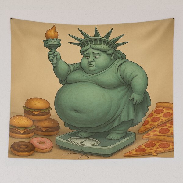 Item preview, The Statue of Liberty is overweight designed and sold by Mauswohn.