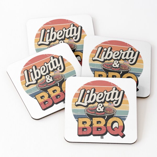 Item preview, Liberty & BBQ – Retro Patriotic Grill Design designed and sold by EpicMediaShop.