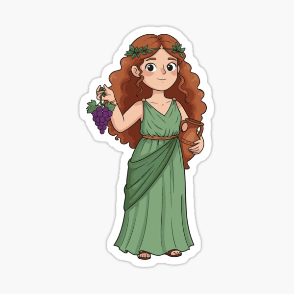 Item preview, Greek Goddess of Grapes and Giggles designed and sold by KasiaRawska.