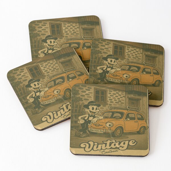 Item preview, Retro Cartoon Car Buddy – Vintage Style  designed and sold by ArtBitPrints.