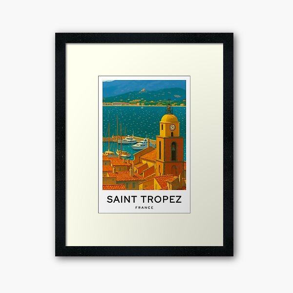 Item preview, Saint Tropez France Poster designed and sold by TravelMarvel.