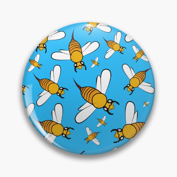Item preview, Busy Bee Pattern on Sky blue designed and sold by Patterns-2024.