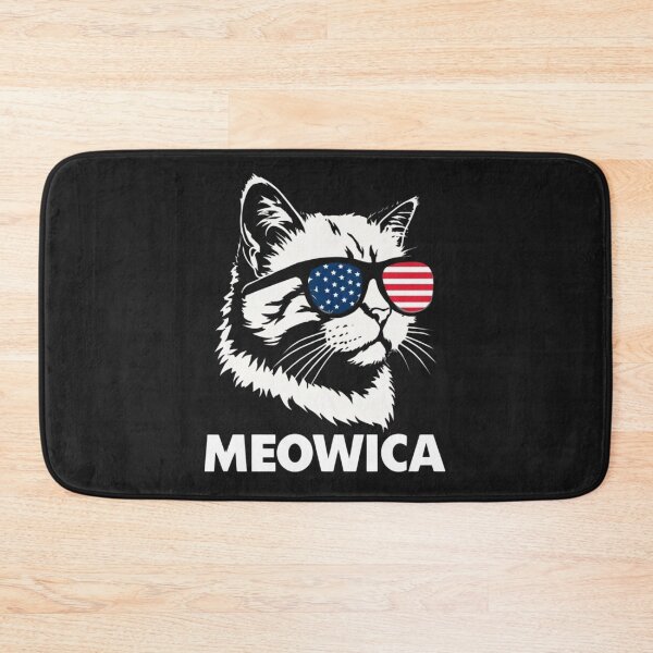 Item preview, Patriotic Cat Meowica USA Flag Sunglasses Art designed and sold by JerdbordinShop.