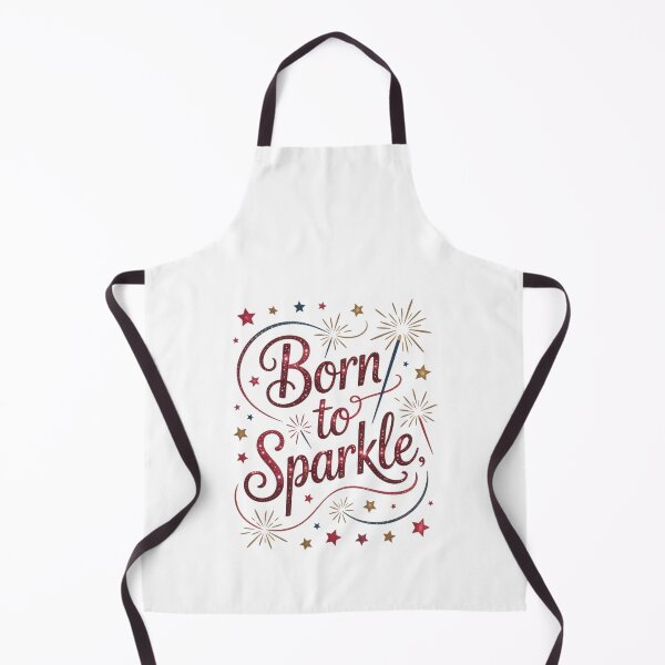 Item preview, Born to Sparkle – Cute 4th of July Patriotic Typography designed and sold by EpicMediaShop.