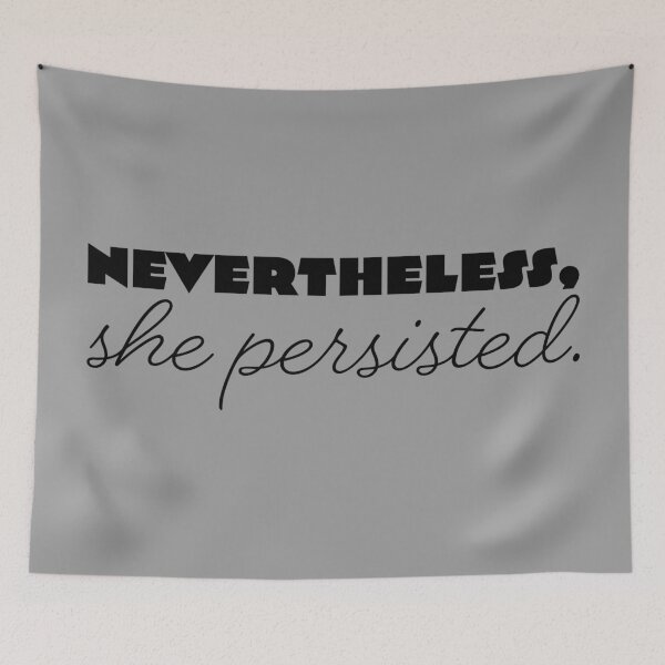 Item preview, She Persisted - Black designed and sold by sillyjess.