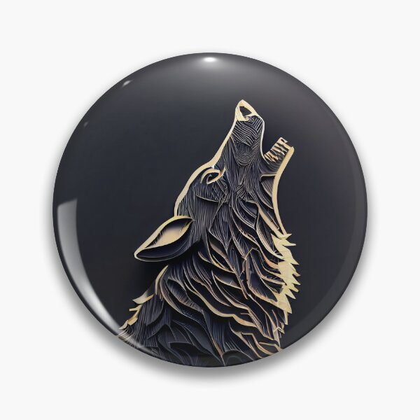 Item preview, Dark Howling Wolf Majesty designed and sold by ShadowAndSlate.