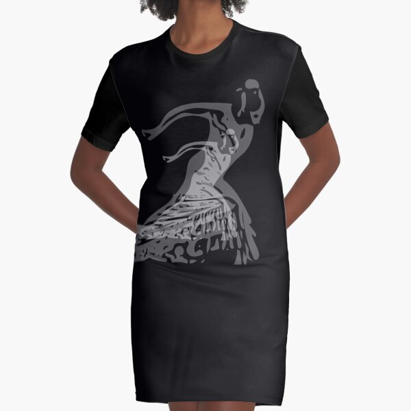 Shadow Dancer Graphic T-Shirt Dress