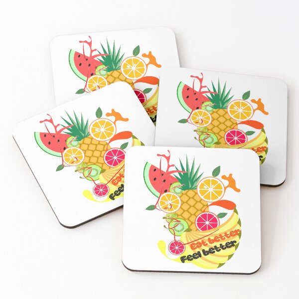 Item preview, Eat Better Feel Better – Healthy Living Motivation Design designed and sold by ArtsyExplorer.