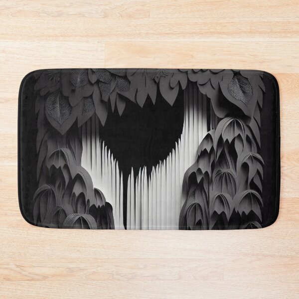 Item preview, Dark Geometric Waterfall Abyss designed and sold by ShadowAndSlate.
