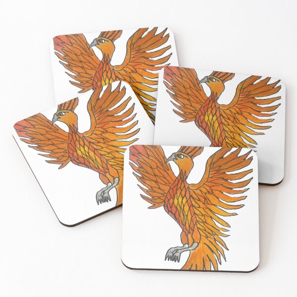 Item preview, Orange phoenix designed and sold by DANACScoloring.