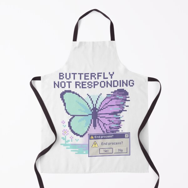 Item preview, Butterfly Not Responding | Glitched Pastel Y2K Tee designed and sold by Laugh & Rewind .