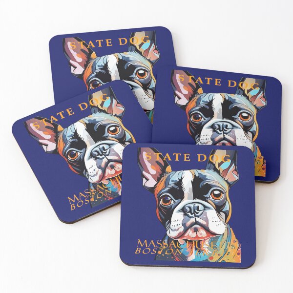 Item preview, Massachusetts Territory Dog The Boston Terrier Artistic Style designed and sold by taiche.