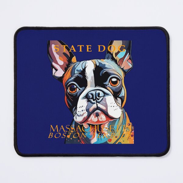Item preview, Massachusetts Territory Dog The Boston Terrier Artistic Style designed and sold by taiche.