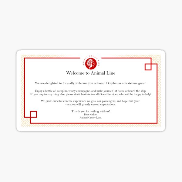 Item preview, Welcome Card designed and sold by CETravelGames.