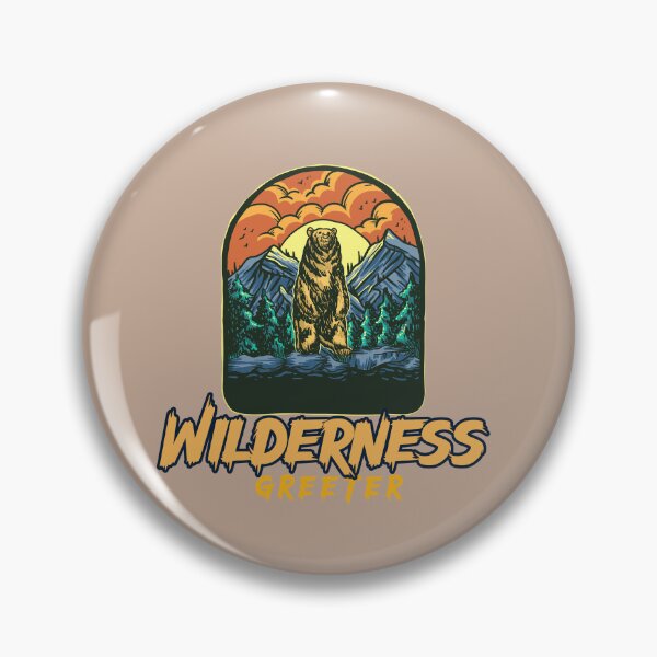 Item preview, Wilderness Greeter – Funny Grizzly Bear Design” designed and sold by sniffpad.