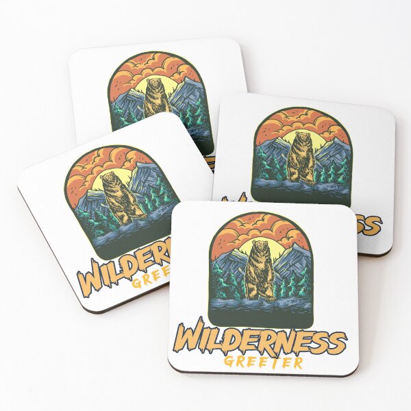Item preview, Wilderness Greeter – Funny Grizzly Bear Design” designed and sold by sniffpad.