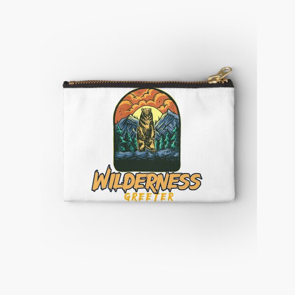 Item preview, Wilderness Greeter – Funny Grizzly Bear Design” designed and sold by sniffpad.