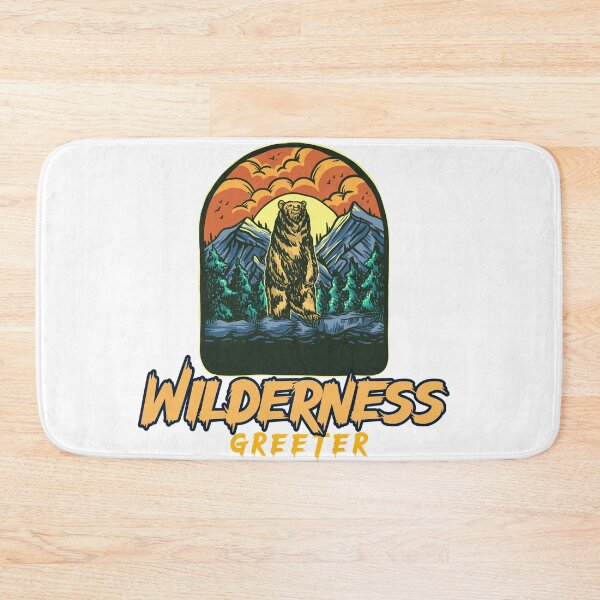 Item preview, Wilderness Greeter – Funny Grizzly Bear Design” designed and sold by sniffpad.