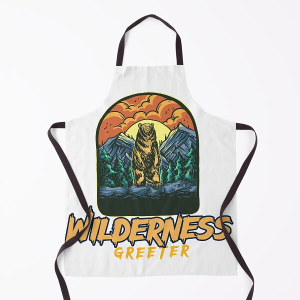 Item preview, Wilderness Greeter – Funny Grizzly Bear Design” designed and sold by sniffpad.