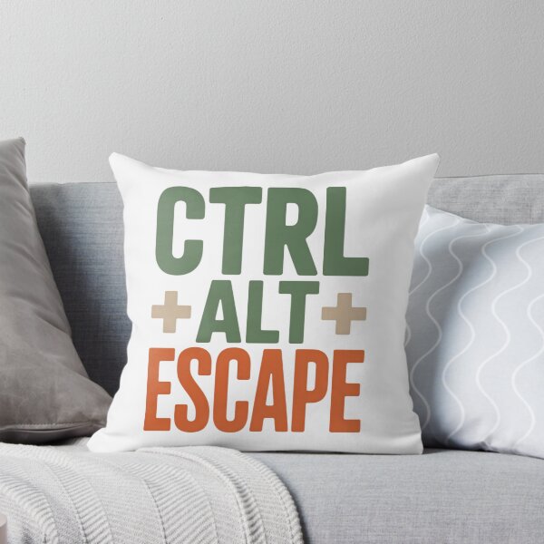Item preview, CTRL ALT ESCAPE – Funny Tech-Inspired Typography Design designed and sold by EpicMediaShop.