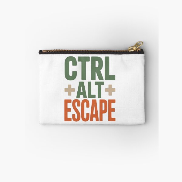 Item preview, CTRL ALT ESCAPE – Funny Tech-Inspired Typography Design designed and sold by EpicMediaShop.