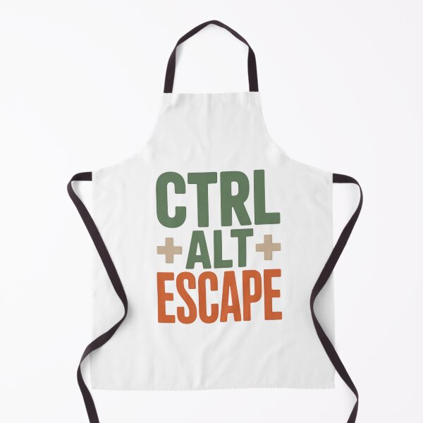 Item preview, CTRL ALT ESCAPE – Funny Tech-Inspired Typography Design designed and sold by EpicMediaShop.