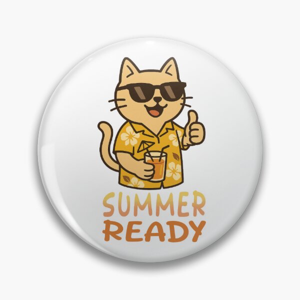 Item preview, Summer Ready Cat designed and sold by AZTRELIS.