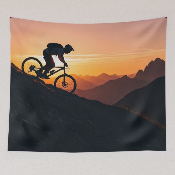 Item preview, Mountain bike sunset  designed and sold by Md1982.
