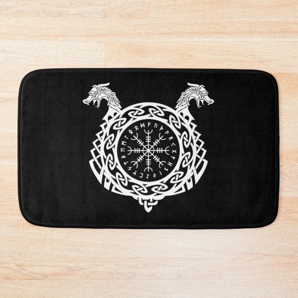 Item preview, Drakkar Viking Prows with Vegvisir designed and sold by Melodeiv : The Limited Shop.
