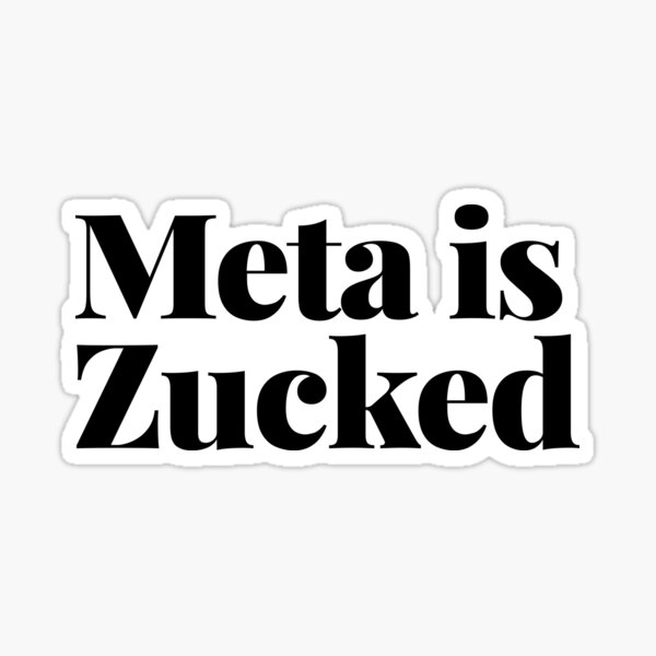 Artikel-Vorschau von Meta ist gezuckt, designt und verkauft von Art & Coffee.