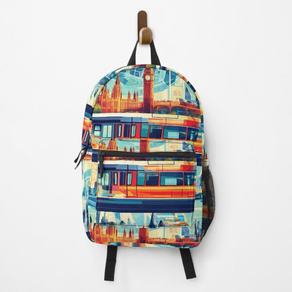 Item preview, Repeating Pattern of Iconic London Landmarks designed and sold by SimoneBalman.