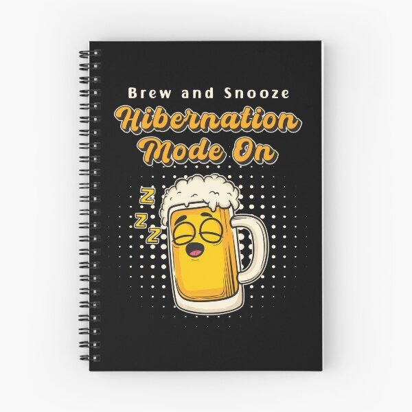 Item preview, Sleepy Beer Mug "Hibernation Mode On" designed and sold by PurpleWingsArt.