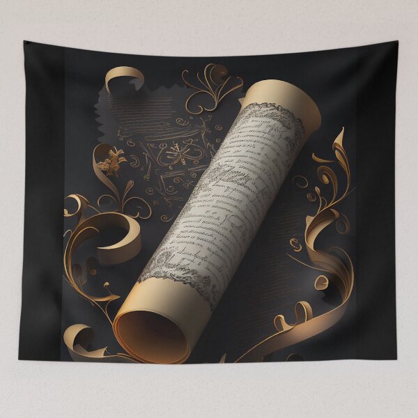 Item preview, Mystic Ancient Scroll Shadows designed and sold by ShadowAndSlate.