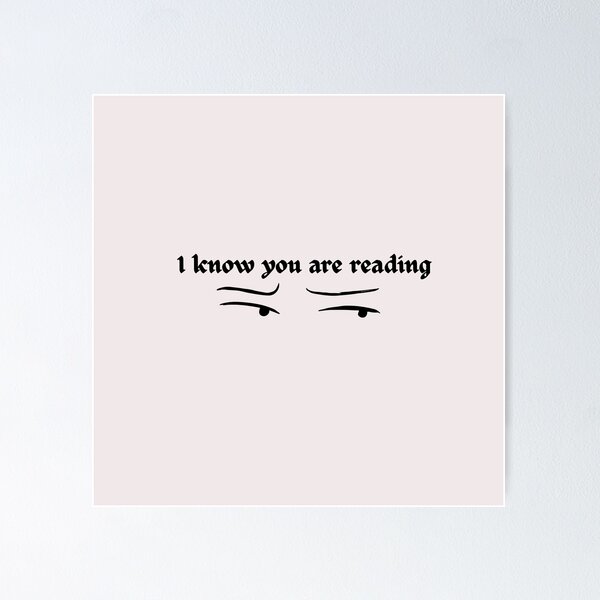 Item preview, I know you are reading designed and sold by ZenFray.