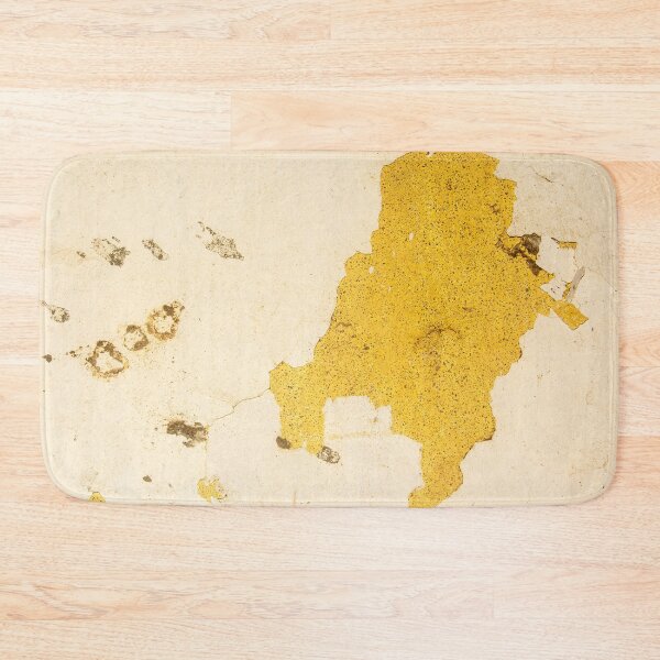 Item preview, white wall with an exposed yellow layer designed and sold by felipequeiroz.