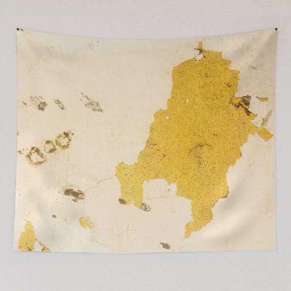 Item preview, white wall with an exposed yellow layer designed and sold by felipequeiroz.